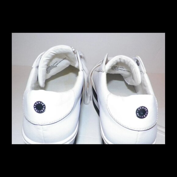 Women's 10 Steve Madden 3 inch Platform Sneaker Shoes Glam Goth Punk - Picture 8 of 11